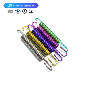 Manufacturer Custom Mini Small Micro Large Long Heavy Duty Stainless Steel Helical Tension Extension Springs Set with Hook Ends