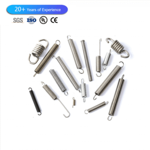Manufacturer Custom Mini Small Micro Large Long Heavy Duty Stainless Steel Helical Tension Extension Spring Set with Hook Ends